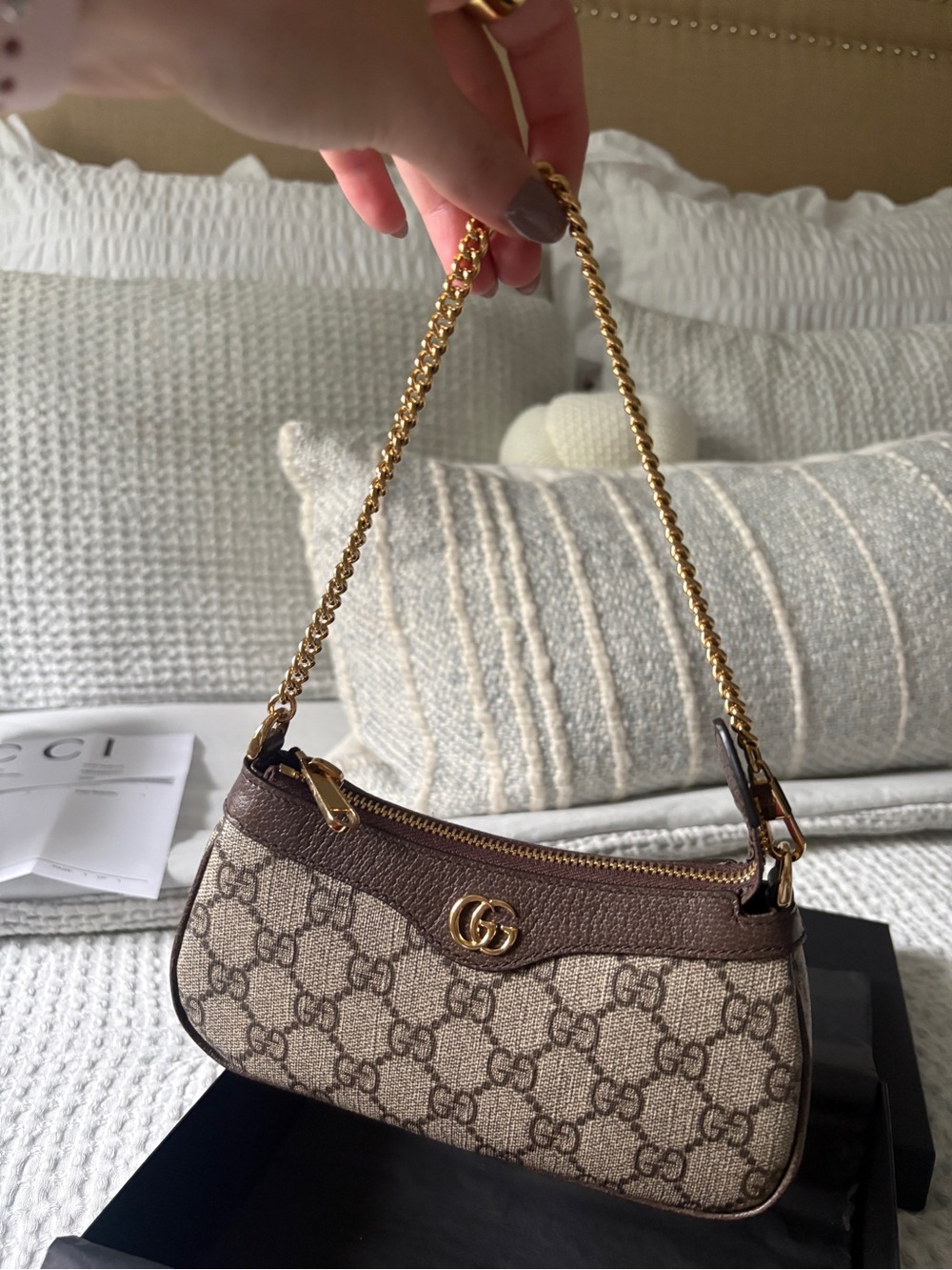 Gucci Ophidia Mini Bag Brown